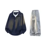 Темно-синий + Фотиния серый