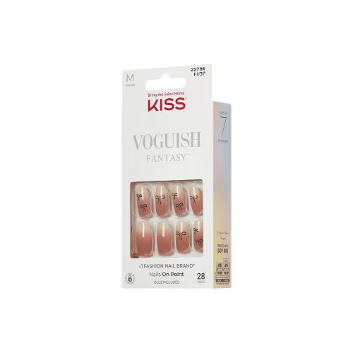 KISS NEW YORK Starlit Serenade False Nail Oval Beige Gradient Instagram Style 28 шт