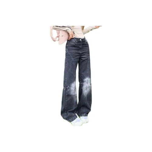 Glona Klio Ink Black Unisex Jeans