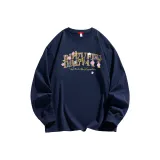 Темно-синий, длинный рукав