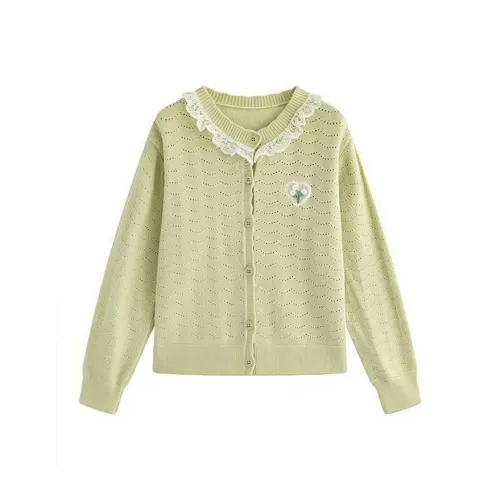 Meanalot Светло-зеленый Женский Трикотаж