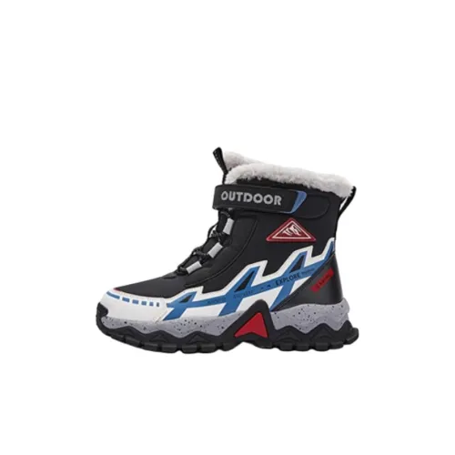 Balabala Устойчивые к истиранию Термические Противоскользящие Высокие Детские ботинки для малышей