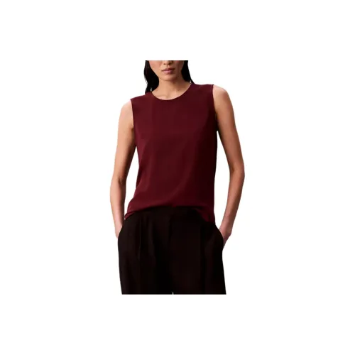 Calvin Klein Темно-красные женские футболки T