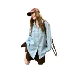 Бирюзовая рубашка + кофейные шорты