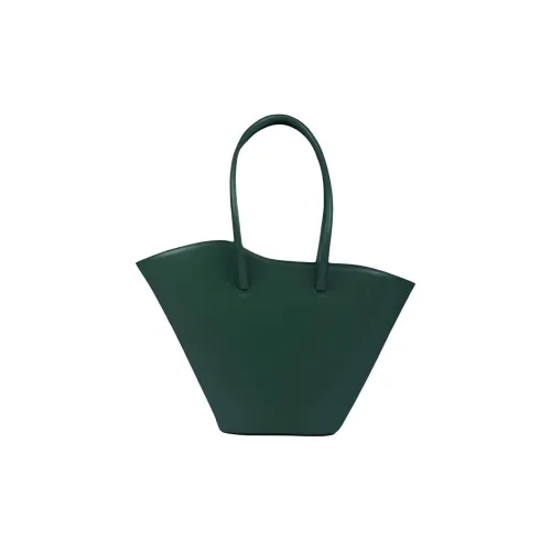 Little Liffner Сумка Tote из коровьей кожи Сумка для покупок Сумка через плечо Средняя Женская Гоночная Зеленая