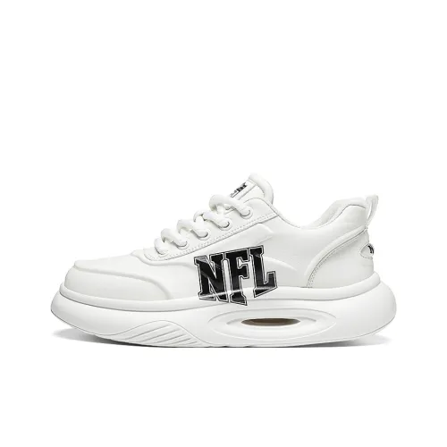 NFL Basic Logo Loose Fit White Sneakers Low Top Casual Shoes Unisex