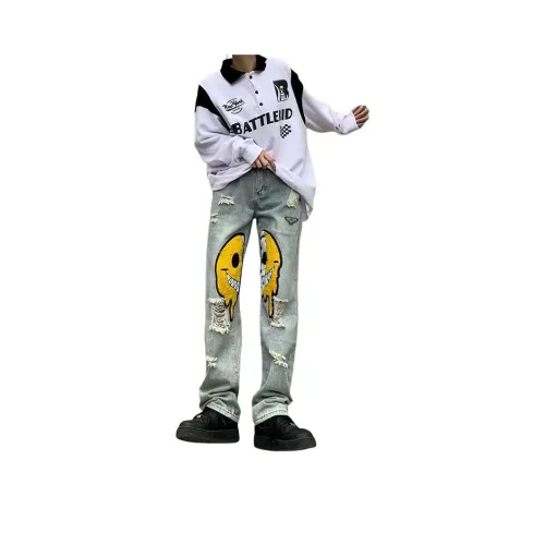 PWUE Синий Унисекс Джинсы