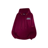 Бордовый Тяжелый Полиэстер-Хлопок