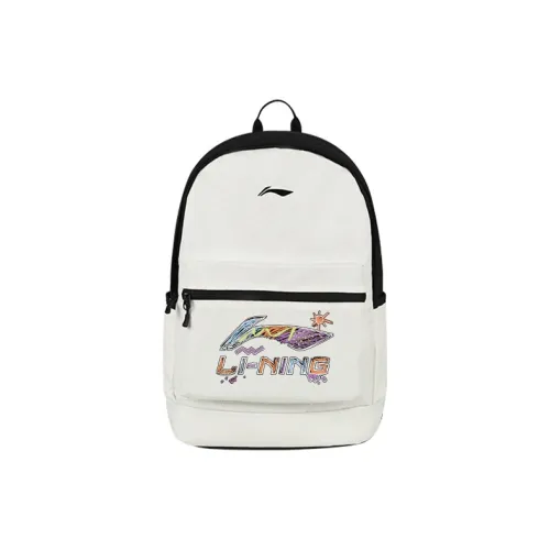 Полиэстеровая подкладка рюкзак стандартный унисекс черный белый с рисунком "Солнце"