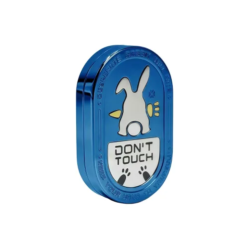 Fengton Нержавеющая сталь Синий Агрессивный Кролик RHYTHM Механический Вращающийся Ding Карта Шафлер Креативный Toy