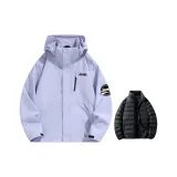 Фиолетовый (с пуховыми подкладками).