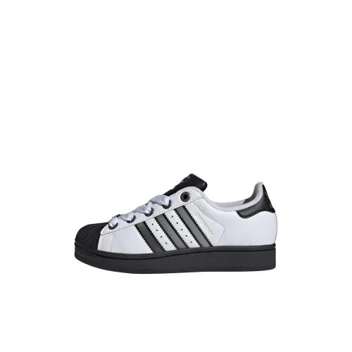 Adidas Originals Superstar 2 Low Топ Детский Скейтбординг Белый Унисекс