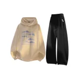 Хаки (B Лошадь Прыжок Тысяча Гор) + Черный (ME45 Улыбка Логотип Брюки Левый карман Этикетка)