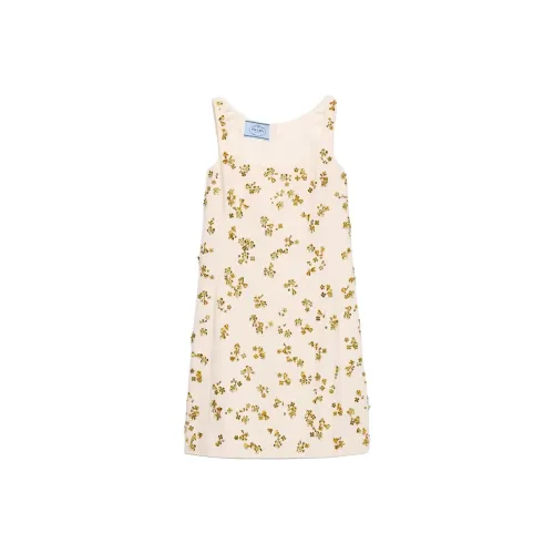 PRADA Натуральные Женские Платья без Рукавов