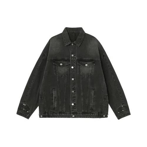 SHIGEYIXIANSHENG Черный Унисекс Куртки