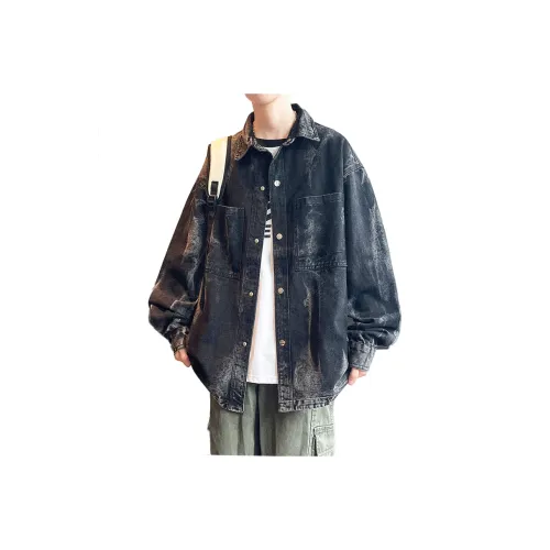 ZHIO ♠ Черный ♠ Унисекс Джинсовые куртки