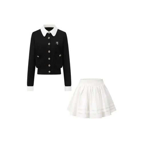 Meanalot Черный Женские Комплекты с Юбкой