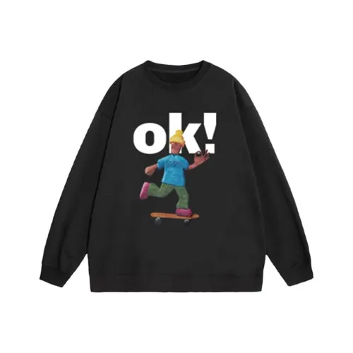 AFGGD Черный Женский Свитшот