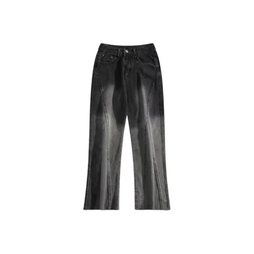 CAT'S PAW Черный Серый Цвет Унисекс Джинсы