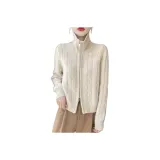 Коричневый козий кашемир, бежевый