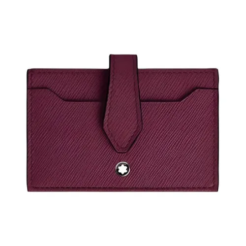 MONTBLANC Кожа Картхолдер Женские Бордо Красный