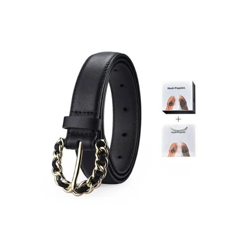 Hush Puppies Сплав Кожаные ремни Женские Кофе 2,5CM