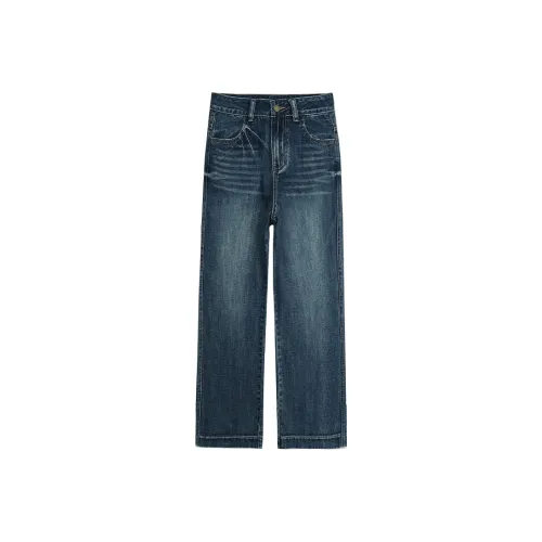 SHIJI JYJ 917 Винтажный синий Ankle Длина Женские Джинсы