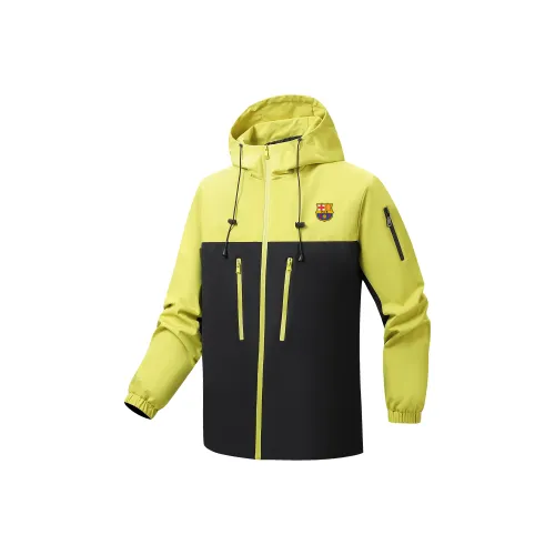 FCB ARCELONA Городская жизнь Путешествие Коммутирование Дышащий Водонепроницаемый Водоотталкивающий Ветрозащитный Ветровка Унисекс