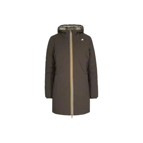 K WAY Оливково-зеленый Женские Куртки