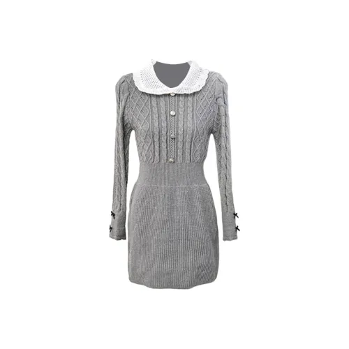 Peaches Peaches Длинное платье с длинными рукавами женское