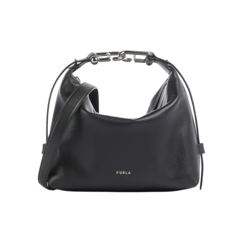 Furla Кожа Сумка через плечо Сумка Мини Женская Черная
