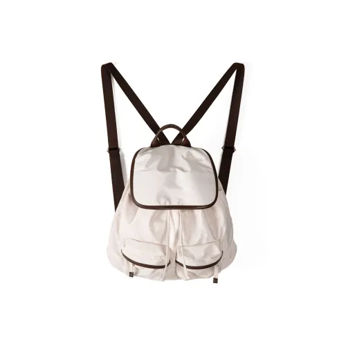 HAWA Nylon Backpack Standard Unisex Blue Black Ecru HAWA Нейлоновый рюкзак стандартный унисекс синий черный экрю