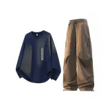 Темно-синий + Коричневый