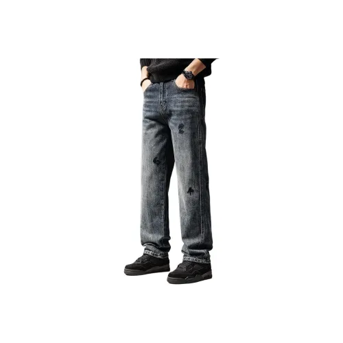 GUISE Винтажные синие унисекс джинсы