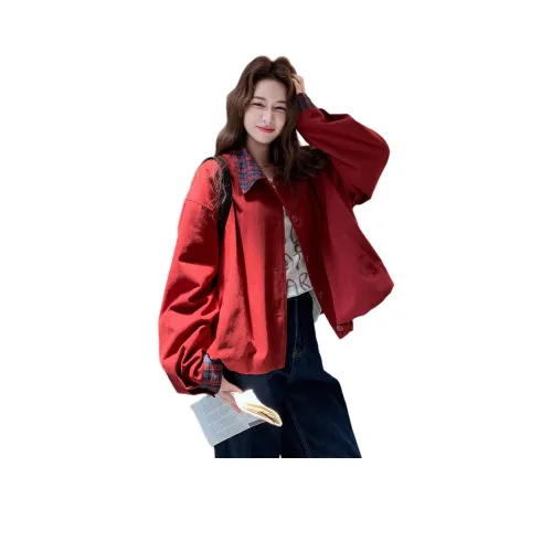 MEXICAN Красный Женский Короткий Пальто