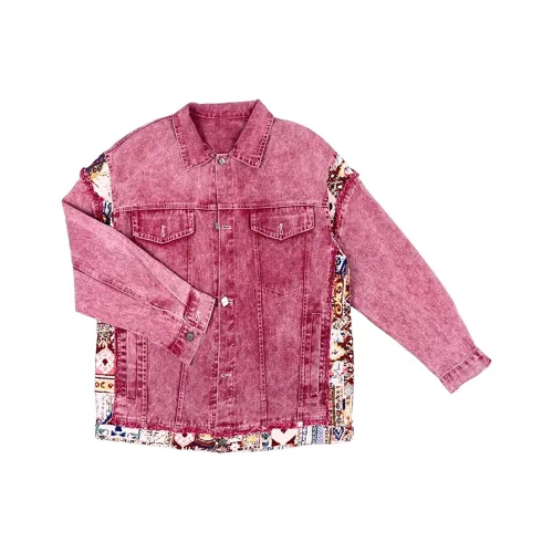 ET Розовый Унисекс Джинсовые куртки