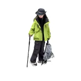 Зеленый с флисовой подкладкой