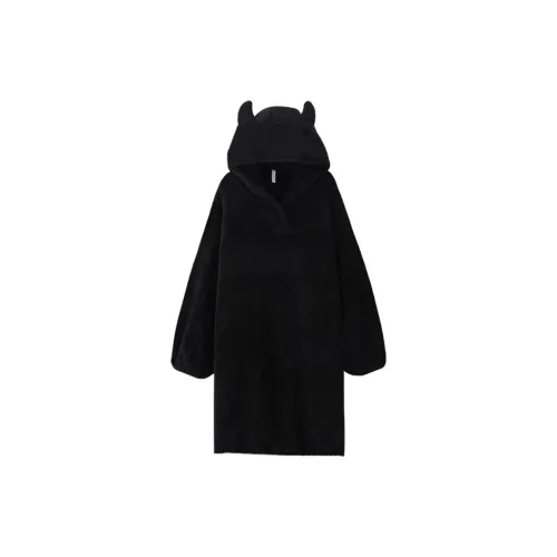 MEIJIAO Черный Женские Банные халаты