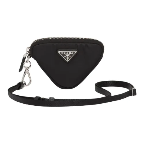 PRADA Переработанный нейлон кошелек мужской черный