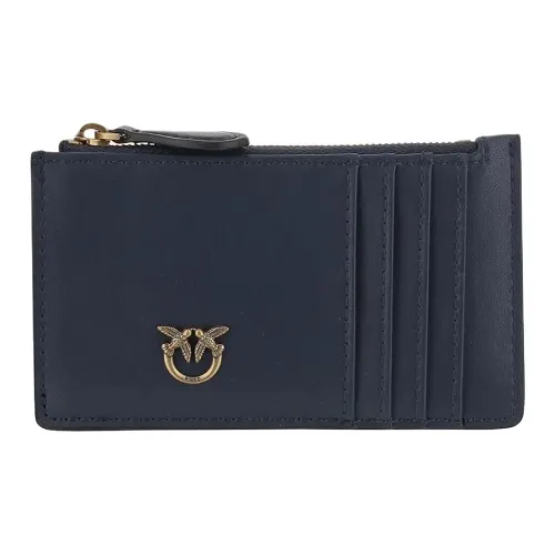 PINKO Love Birds series Кожа Держатель для карт Стандартный Унисекс Синий