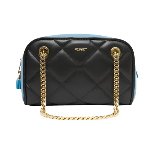 Burberry Cube Sheepskin One Shoulder Bag Женская Blue