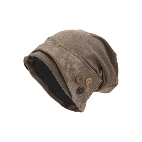 FREE RABBITⅡ Пустынный стиль Универсальный Осенний и Зимний Шапка-бини Квадратный Круглый лицо Слимминг эффект Платок-шапка Унисекс