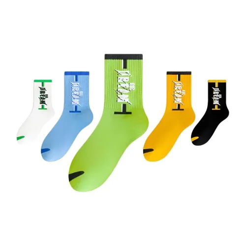 MIIOW Летние носки Crew для мужчин упаковка из 5 пар