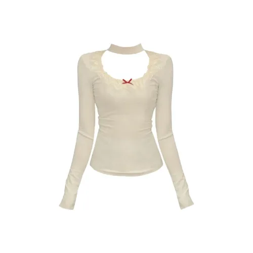 JOSR Экрю Женская Трикотажная Одежда