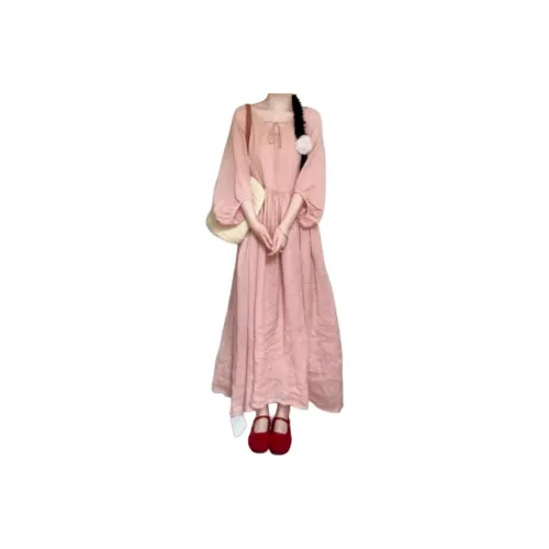 LAKESI Длинное платье с длинными рукавами женское