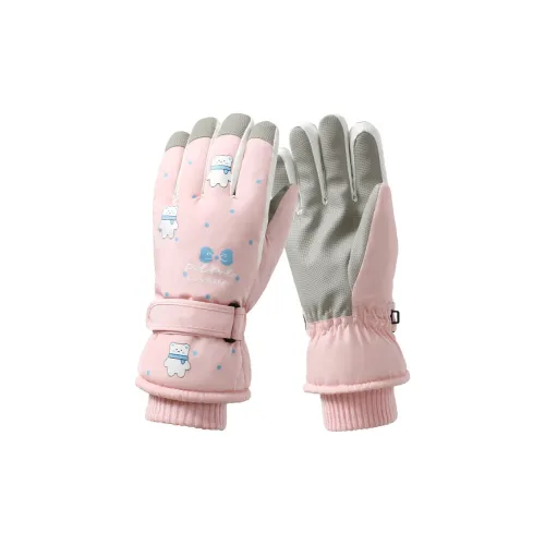 YUZHAOLIN Утолщенные лыжные перчатки для женщин