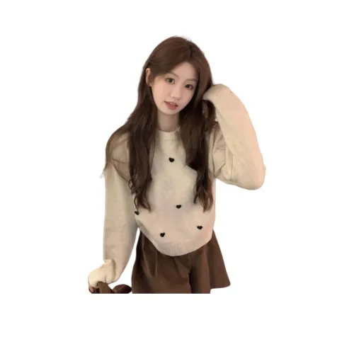 EVPGB Экрю Женская Трикотажная