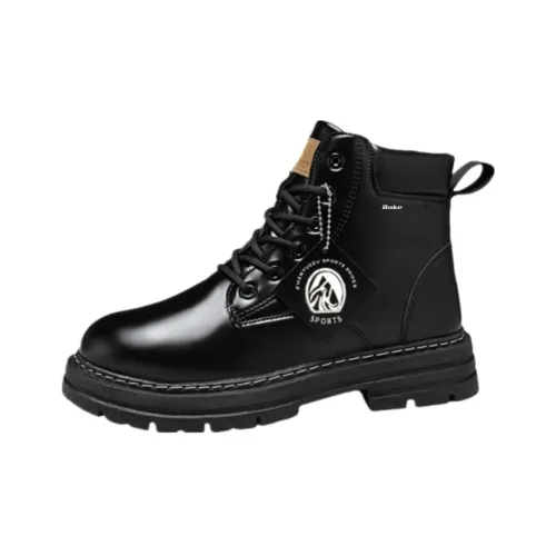Bake ботинки Martin черные мужские