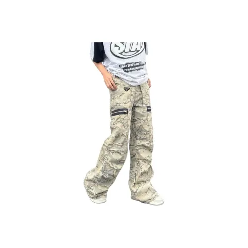 PWUE Камуфляж Унисекс Джинсы