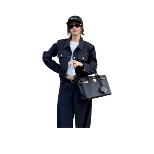 REMOULD Темно-синие женские джинсовые куртки